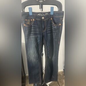 Seven7 Dark Blue Boot Cut Jeans